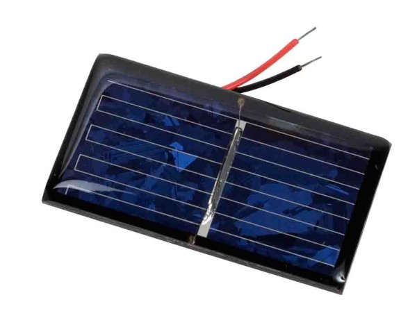 Solarpanel 400mA / 0,5V, 30 x 55mm